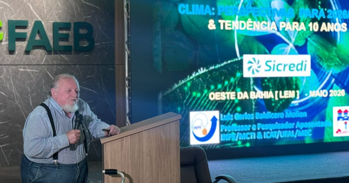 Molion lota Conexão Agro e alerta produtores sobre clima das próximas safras em Luís Eduardo Magalhães/BA